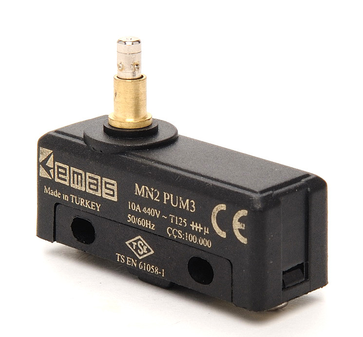 Міні-вимикач з підпружиненим штирьком штирьком, фото 1