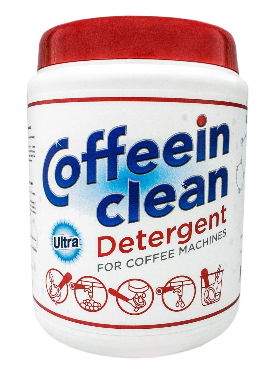 Засіб (порошок) для чищення кавоварок від кавових жирів (900 г ) Coffeein clean Detergent ULTRA