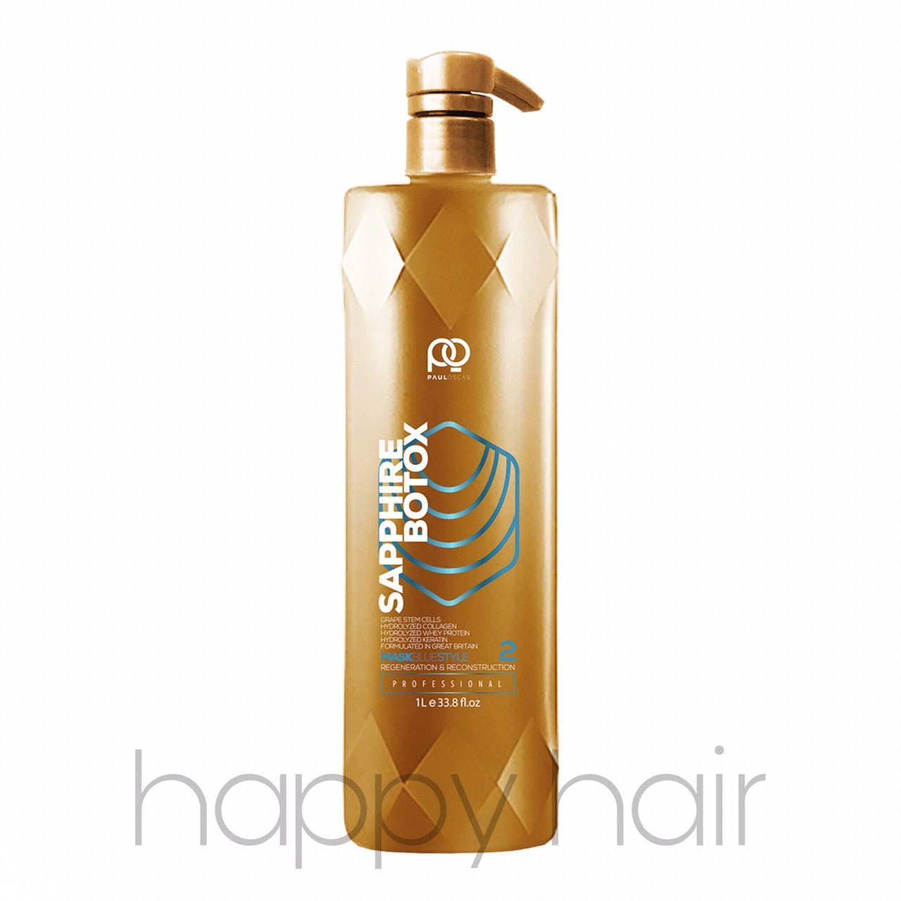 Paul Oscar Sapphire btox Blue ботекс для волосся 500 г