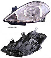 Фара передня для Nissan Tiida '05 - права (DEPO) під електрокоректор азіатська версія