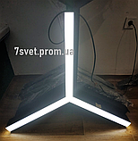 Світильник з Алюмінієвого LED Профілю 42х43мм Y-Подібний 3х600мм., фото 4