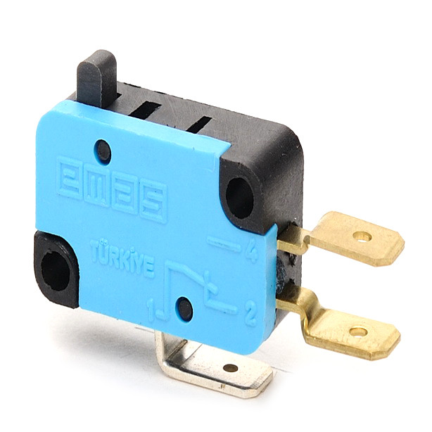 Мікровимикач з пластиковим штовхачем, фото 1