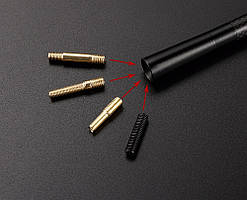 Універсальна автомобільна Антена радіо FM карбонова коротка 12 см чорний