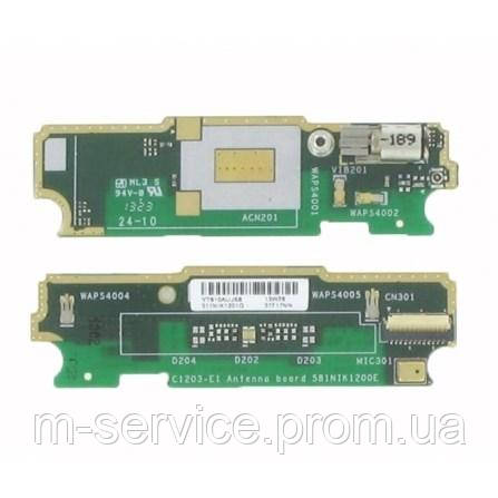 Плата антени Sony Mobile C1905/C2005 (XPERIA M/XPERIA M Dual) у зборі з мікрофоном і системним роз'ємом, фото 1