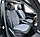 Накидки на сидіння CarFashion Moдель: CAPRI чорний, чорний, зелений (21864), фото 5