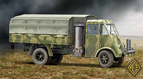 French 3,5t truck AHN w/Gaz Generator. Збірна модель автомобіля. 1/72 ACE 72532