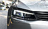 Передні фари VW Jetta 6 тюнінг Led оптика (вірель Ауді під ксенон), фото 5