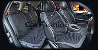 Накидки на сидения CarFashion Мoдель: CAPRI PLUS черный, серый, серый (22249)