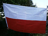 Прапор Польщі з металевими люверсами 90 см x 150 см. MFH. Німеччина., фото 2