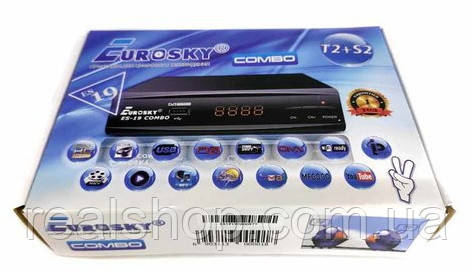 Eurosky ES-19 Combo DVB-S2/T2/C ресивер + бесплатная прошивка! - фото 3 - id-p1056516338