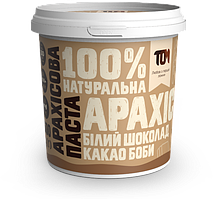 Арахісова паста з какао бобами та білим шоколадом 500 г