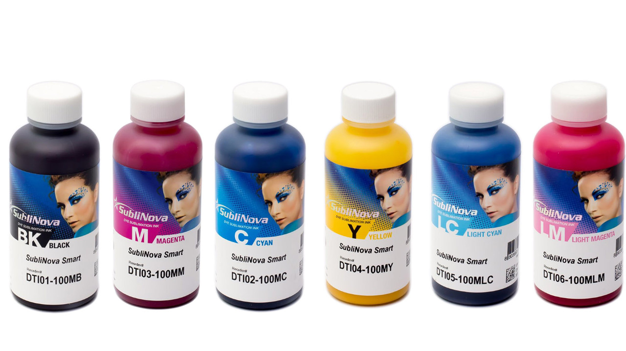 Комплект чорнила InkTec SubliNova Smart 100 мл (6 кольорів)
