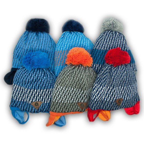 Детский комплект - шапка и шарф для мальчика