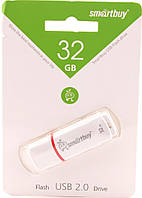 Накопитель USB SmartBuy 32Gb White SB32GBCRW-W