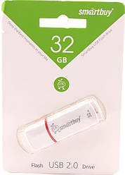 Накопичувач USB SmartBuy 32Gb White SB32GBCRW-W