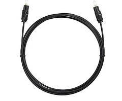 Кабель Волоконно-оптичний оптоволоконний Digital Toslink товщиною 2.2 мм для підключення звукових пристроїв по цифровому SPDIF