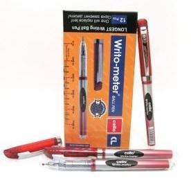 Ручка масляна Writo-meter 10км, червона /Cello