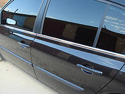 Хром молдинг скла Renault Megane 2 2002-2008 хечбек