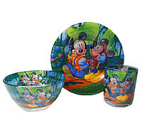 Набор Детской Посуды "Микки Маус", 3 предмета