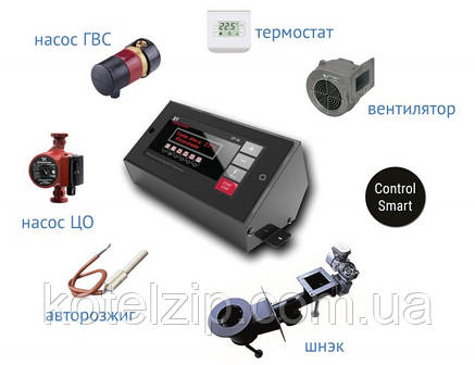 KG Elektronik SP-40 автоматика для котла з управлінням шнека, фото 3