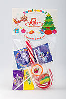 Льодяники Roks Асорті, новорічний пакет, фруктово-ягідний, 65 г, упак. 10 шт, 650 г (017)