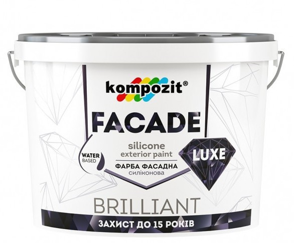 Фарба для фасада FACADE LUXE Kompozit, 7 кг.