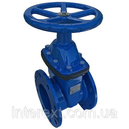 Засувка чавунна з погумованим клином Tecofi VOC 4241C-00 DN400 PN16, фото 1