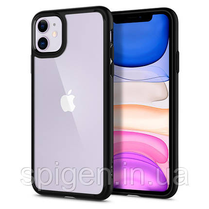 Чохол Spigen для iPhone 11 Hybrid Ultra, Matte Black, фото 1