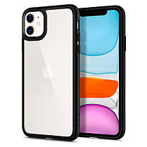 Чохол Spigen для iPhone 11 Hybrid Ultra, Matte Black, фото 4