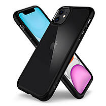 Чохол Spigen для iPhone 11 Hybrid Ultra, Matte Black, фото 6