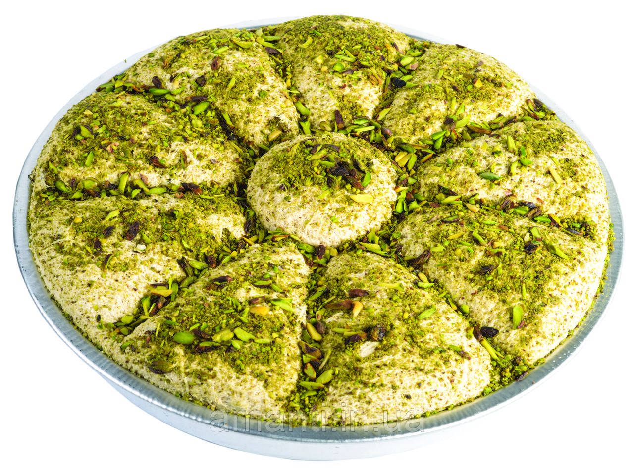 Халва Тахінна з фісташкою (кругла), 5 кг, фото 1