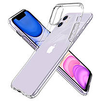 Чохол Spigen для iPhone 11 Liquid Crystal, Crystal Clear, фото 5