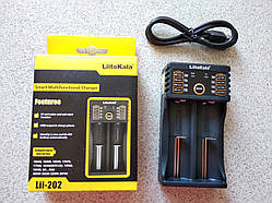 Зарядний пристрій для акумуляторів 18650. Liitokala Lii-202