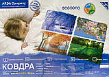 Ковдра на всі сезони "АРДА" Розмір 150*210 см. Полуторний Ковдра 4 сезони. Стьобана ковдра на холофайбері, фото 2