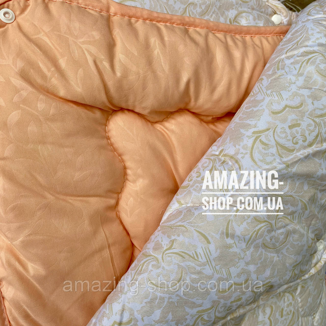 Ковдра на всі сезони "АРДА" Розмір Двоспальний 175*215 см. Ковдра 4 сезони. Стьобана ковдра на холофайбері, фото 1