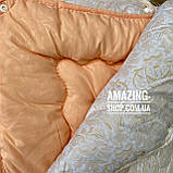 Ковдра на всі сезони "АРДА" Розмір Євро 195*215 см. Ковдра 4 сезони. Стьобана ковдра на холофайбері, фото 2