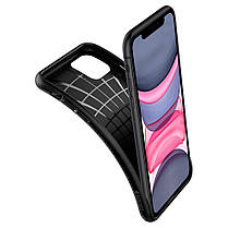 Чохол Spigen для iPhone 11 Liquid Air, Matte Black, фото 4