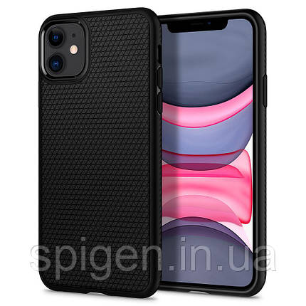 Чохол Spigen для iPhone 11 Liquid Air, Matte Black, фото 1