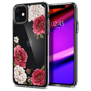 Чохол Spigen для iPhone 11 Ciel, Red Floral, фото 1