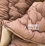 Ковдра на всі сезони "АРДА" Розмір Євро 195*215 см. Ковдра 4 сезони. Стьобана ковдра на холофайбері, фото 4