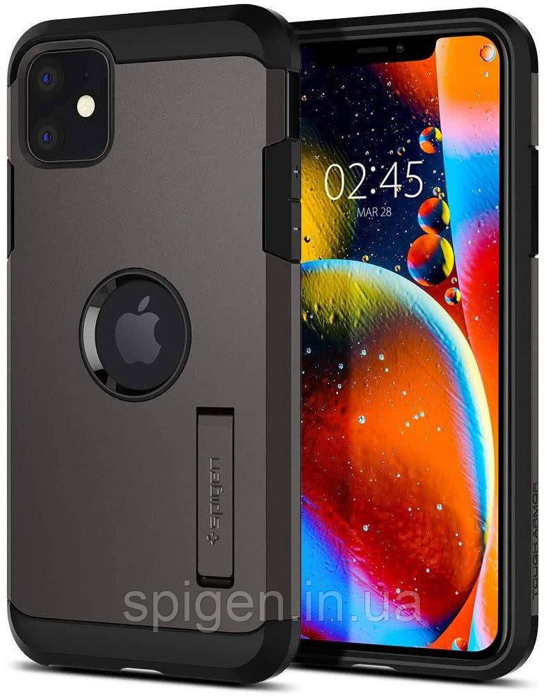 Чохол Spigen для iPhone 11 Tough Armor, Gunmetal