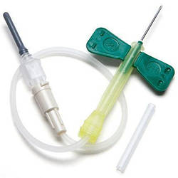 Катетер-метелик BD Vacutainer до вакуумної пробірки з люєр-адаптером 21 G 0,8 х19 мм довжина кат. 178 мм