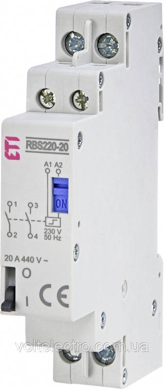 Контактор імпульсний RBS220-20-230V AC 20А, фото 1