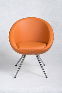 Крісло на ніжках Marbino 4Н (Home) Soft (жовтогаряче)