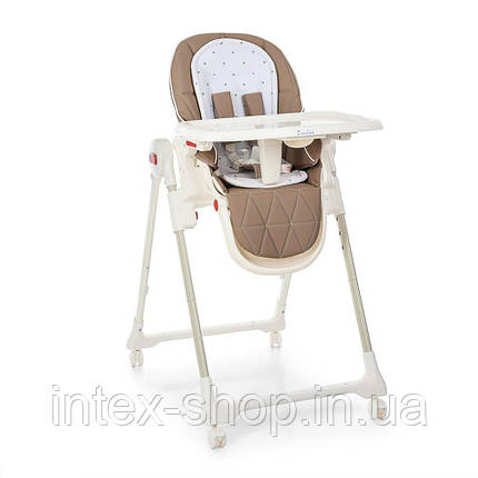 Стільчик для годування EL CAMINO ME 1037 STARS LATTE (Коричневий), фото 1