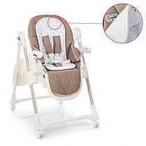Стільчик для годування EL CAMINO ME 1037 STARS LATTE (Коричневий), фото 6