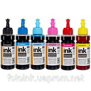 Комплект чорнил ColorWay для Epson L1800, L800, L810, L850, 6 x 100 ml, EU800, світлостійкі, фото 3