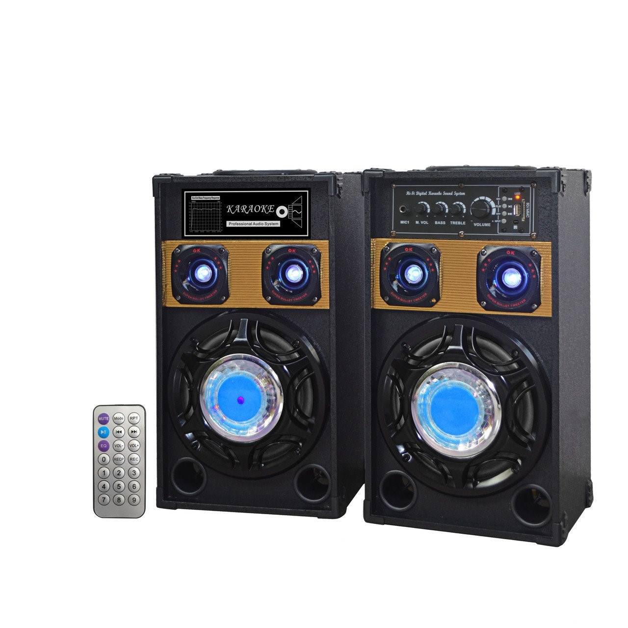 Активна акустика UF-803A-DT /80W(USB/FM/Bluetooth/Радіо) Пара