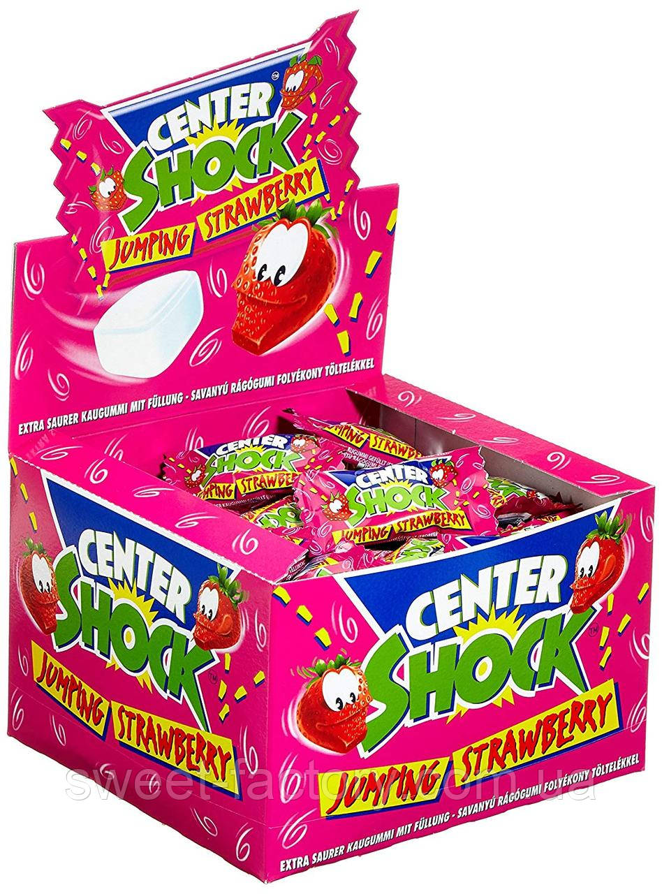 Жвачки Блок Center Shock Jumping Strawberry 100s 400g