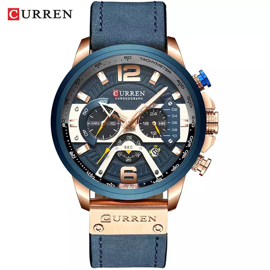 ГОДИННИК CURREN 8329 rose gold blue